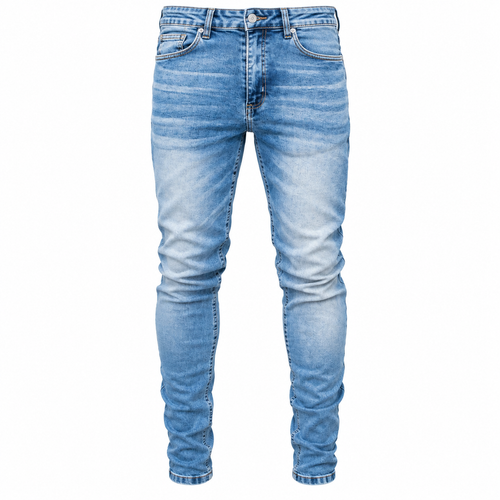 CALÇA LLEVA JEANS SUPER SKINNY MARMORIZADA LL9025