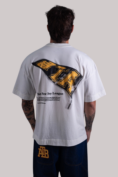 CAMISETA ALLTRIBE OVERSIZED PENNANT-NEW MONEY