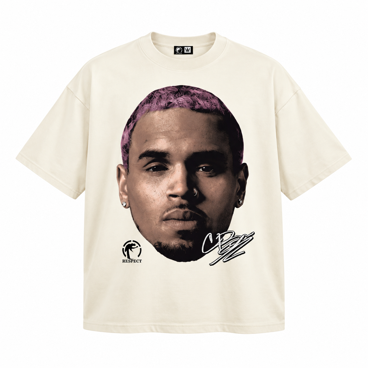 CAMISETA RESPECT OVERSIZED HEAVY CHRIS BROWN 9026870003