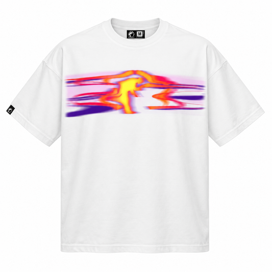 CAMISETA RESPECT OVERSIZED MANCHA AMARELA TS-OVERMNCAZ-OFF