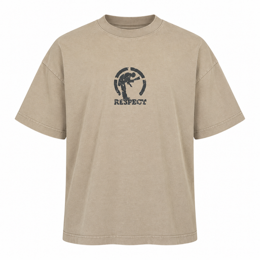 CAMISETA RESPECT OVERSIZED LOGO PEDRA TS-OVERLGPDR