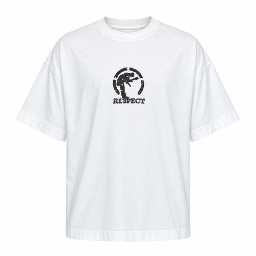 CAMISETA RESPECT OVERSIZED LOGO PEDRA TS-OVERLGPDR