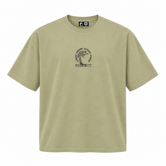CAMISETA RESPECT OVERSIZED LOGO PEDRA TS-OVERLGPDR