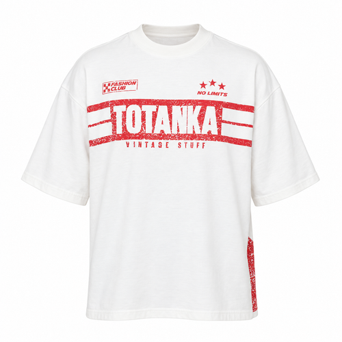 CAMISETA TOTANKA OVER FASHION STRIKE OV801101 OFF WHITE