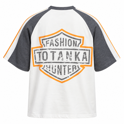 CAMISETA TOTANKA OVER TRAVERSE OV801166 OFF WHITE/CINZA