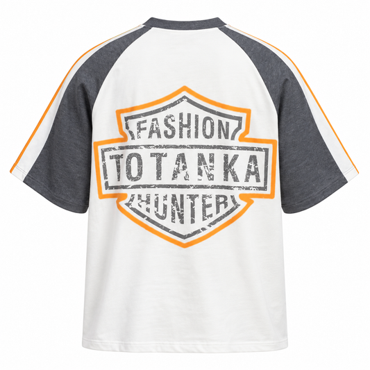 CAMISETA TOTANKA OVER TRAVERSE OV801166 OFF WHITE/CINZA