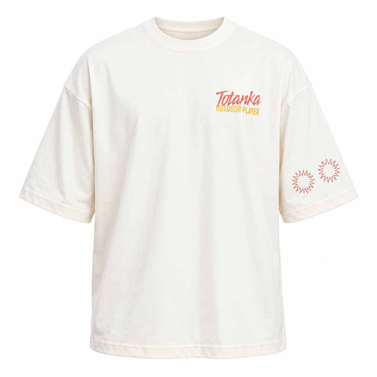 CAMISETA TOTANKA OVER SUN BRIGHT OV801159 OFF WHITE