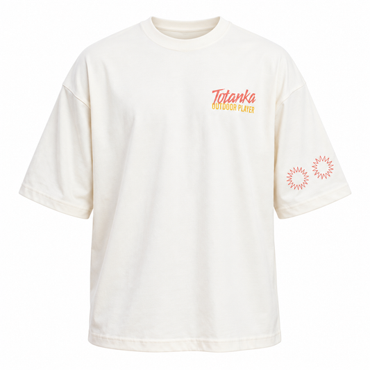 CAMISETA TOTANKA OVER SUN BRIGHT OV801159 OFF WHITE