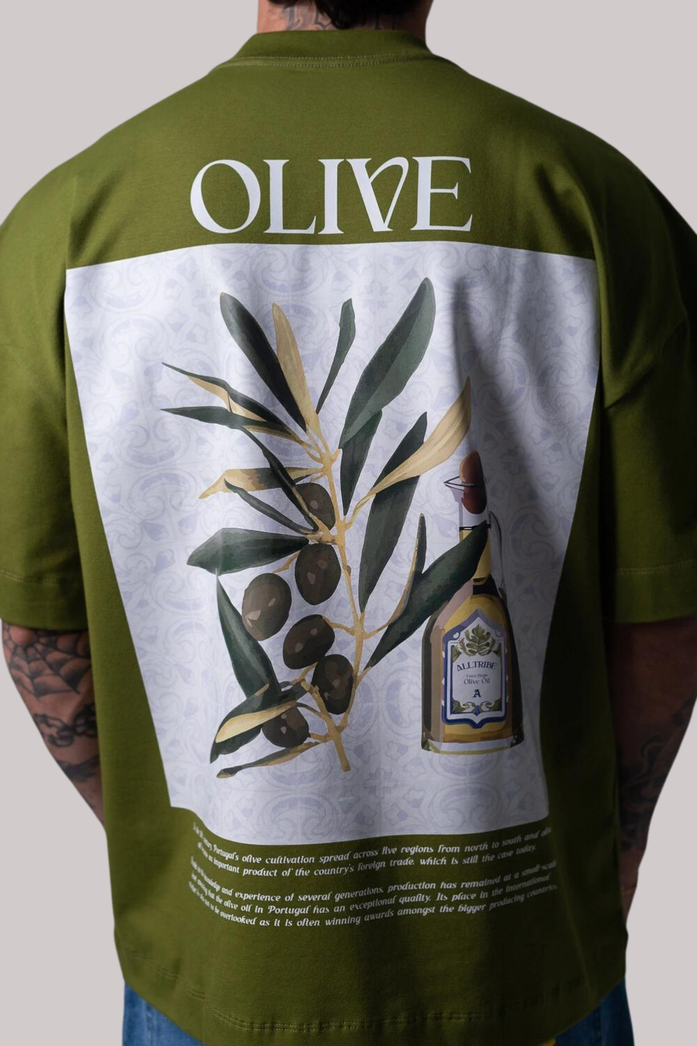 CAMISETA ALLTRIBE OVERSIZED OLIVE ATB MANIA