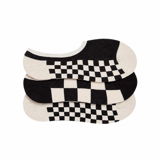 MEIA VANS CHECKER CANOODLE VN000HTPBLK