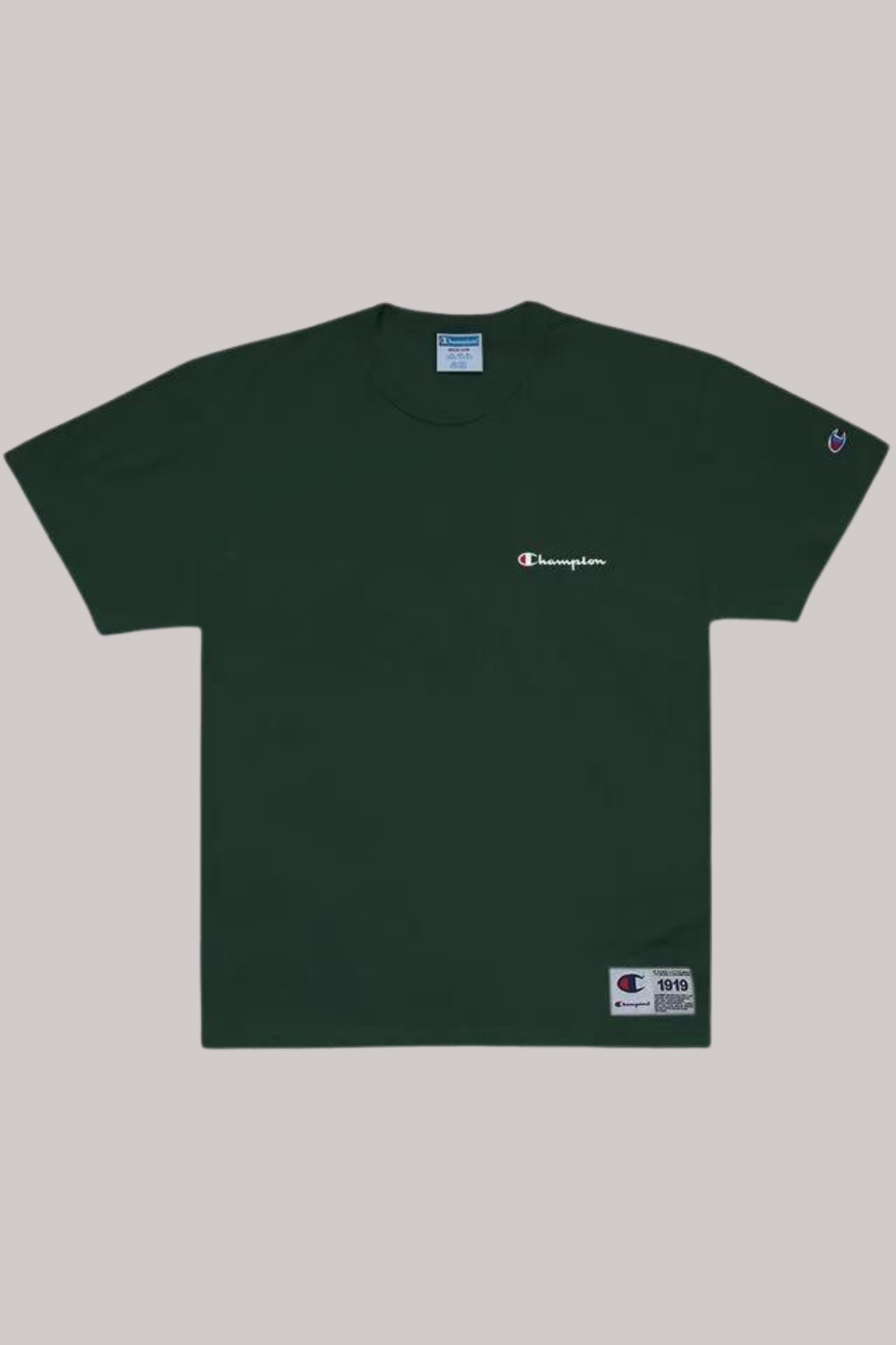 CAMISETA CHAMPION MINI SCRIPT BORDADO